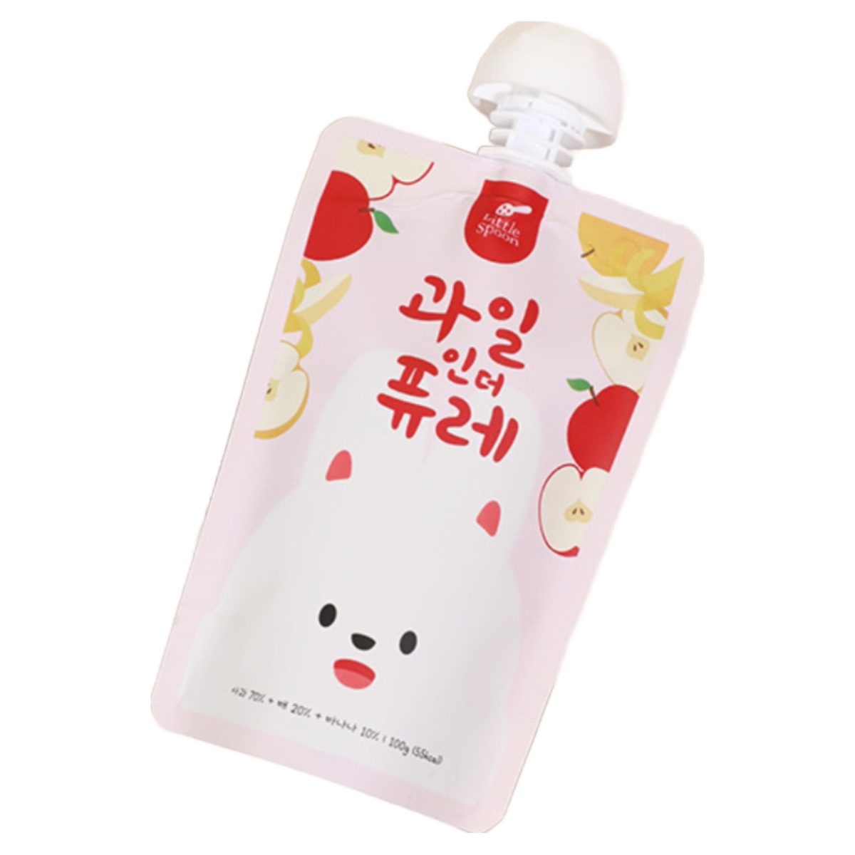 리틀스푼 과일인더퓨레, 혼합맛(사과/배/바나나), 2개, 100g 5,800원