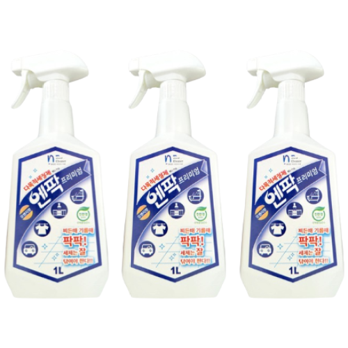 엔팍 1L 3개 친환경 다목적세제 욕실 주방 청소제 엔팍 세정제 1000ml 3개, 3개 36,000원