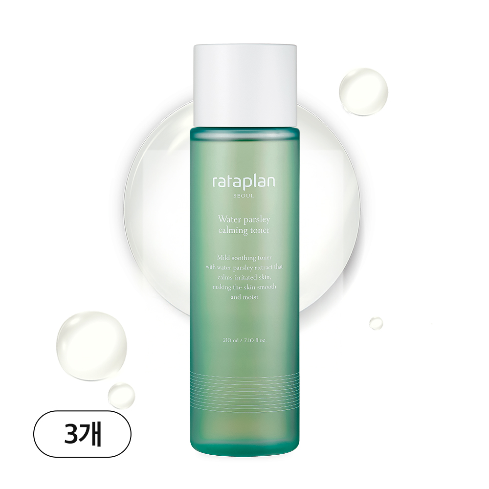 라타플랑 미나리 진정 토너, 210ml / 피부 열감진정 결개선, 210ml, 3개 55,000원