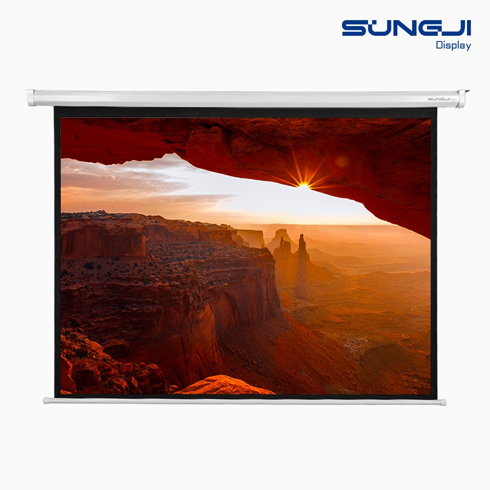 성지 SJ-BNC 전동스크린 가정용 빔프로젝터 빔스크린 노출형 무선리모컨, 16:9 100인치 158,000원