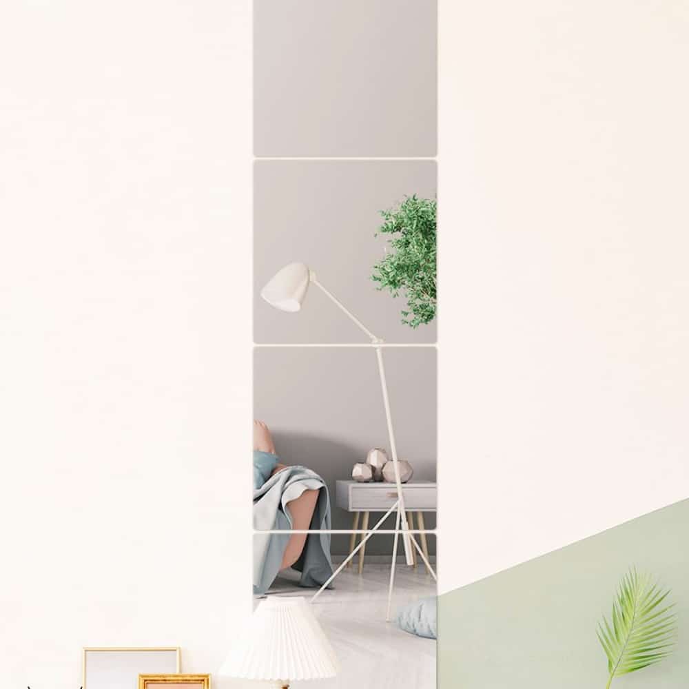 현관 정사각 붙이는 아크릴 거울 접착식 깨끗한 선명도 40cm 4p세트 46,500원