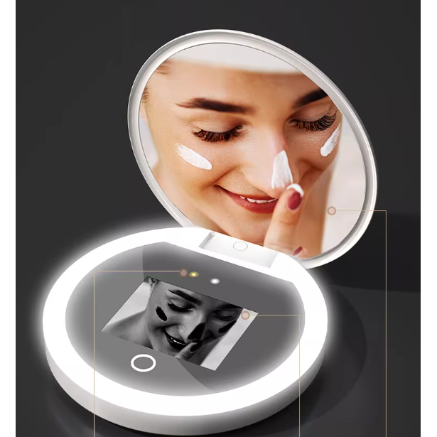 자외선카메라 차단확인 거울 UV 선크림 감지 미러 자외선 차단 화장 40,000원