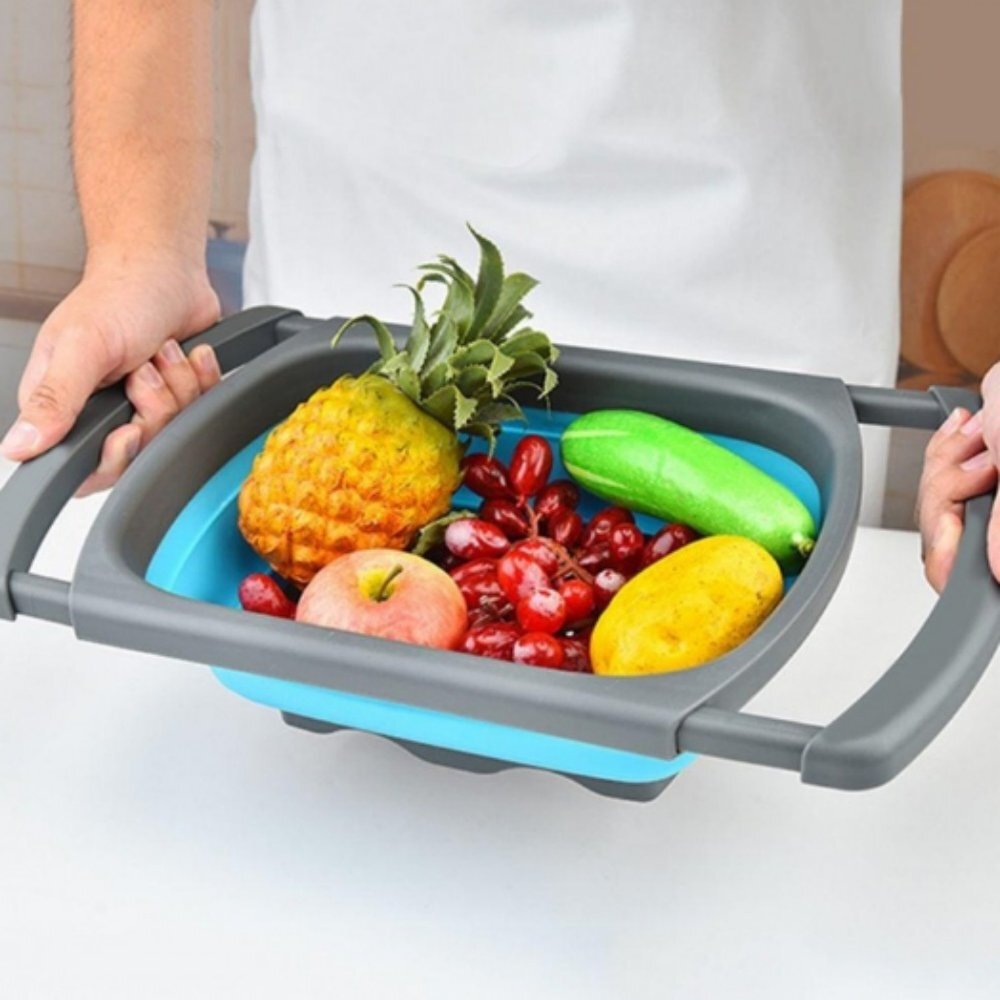 실리콘 주방 싱크대 개수대 접이식 길이조절 물빠짐 설거지통 19,960원