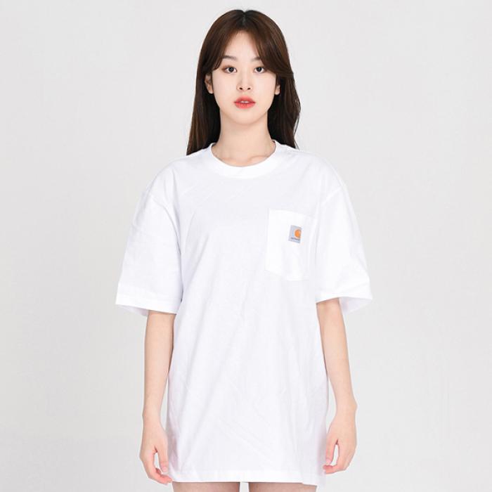 칼하트 (K87) 워크 포켓 반팔티 WHITE 37,800원