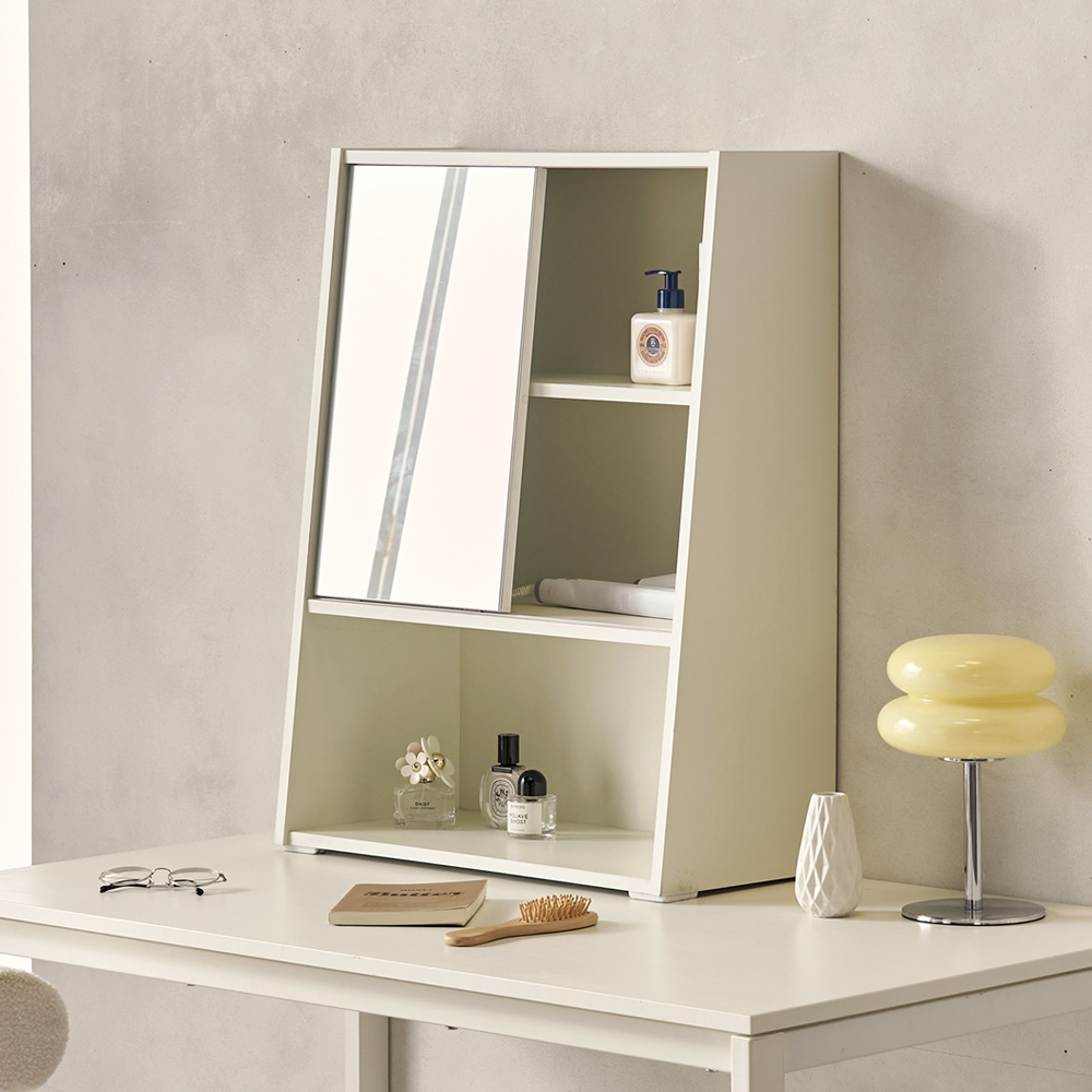 데코라인 루틴 미니 거울 화장대 수납장 틈새 콘솔 책상위화장대 600 61,500원