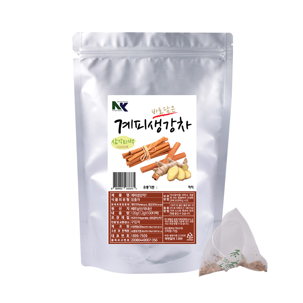 양원농장 계피생강차 티백, 1.2g, 100개입, 1개 15,410원