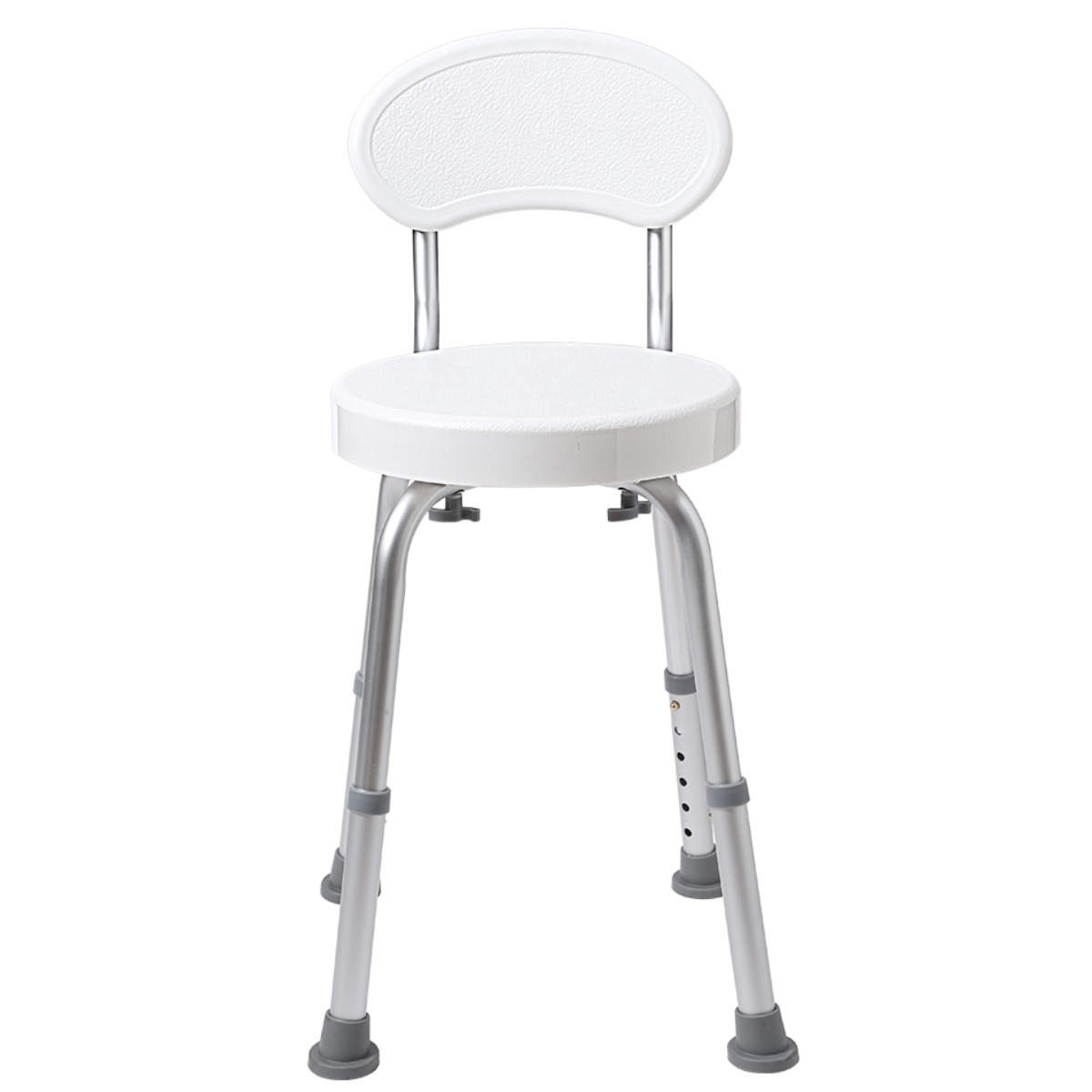 BYTAN 360도 회전 샤워의자 등받이 목욕 의자 6단 높이조절 알루미늄 샤워체어 노인 임산부 안전의자, White 63,770원