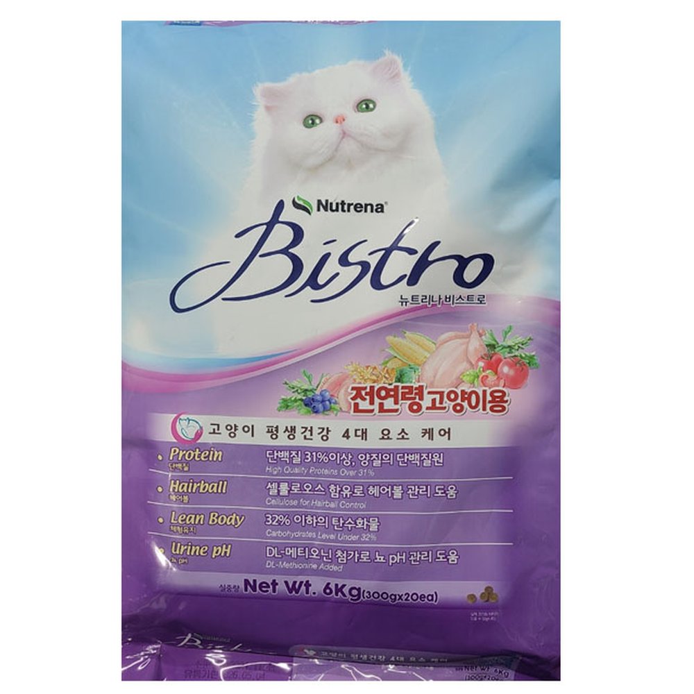 뉴트리나 비스트로캣 전연령6kg 올라이프 고양이사료 37,680원