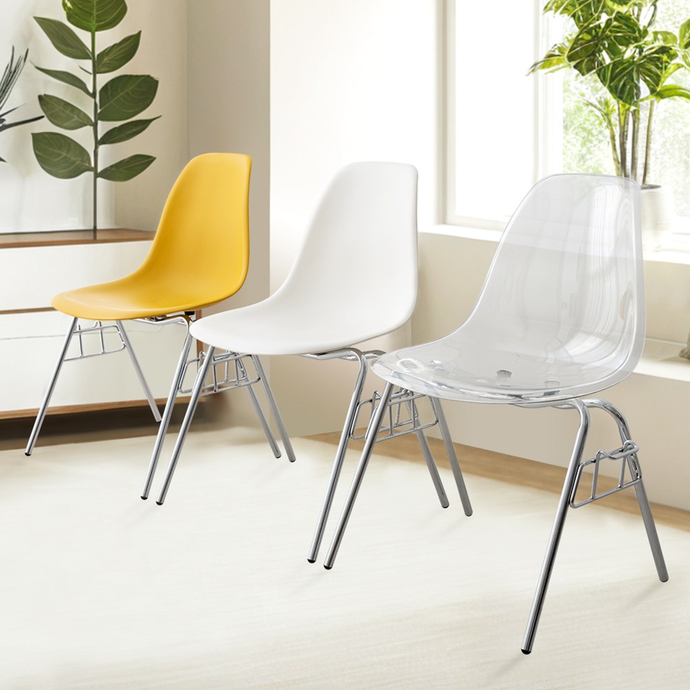 아이즈 체어 플라스틱 철제 카페의자 커피숍의자 인테리어의자 업소의자 업소용의자 플라스틱의자 주방의자 식탁의자 음식점의자, 그린, 1개 83,000원