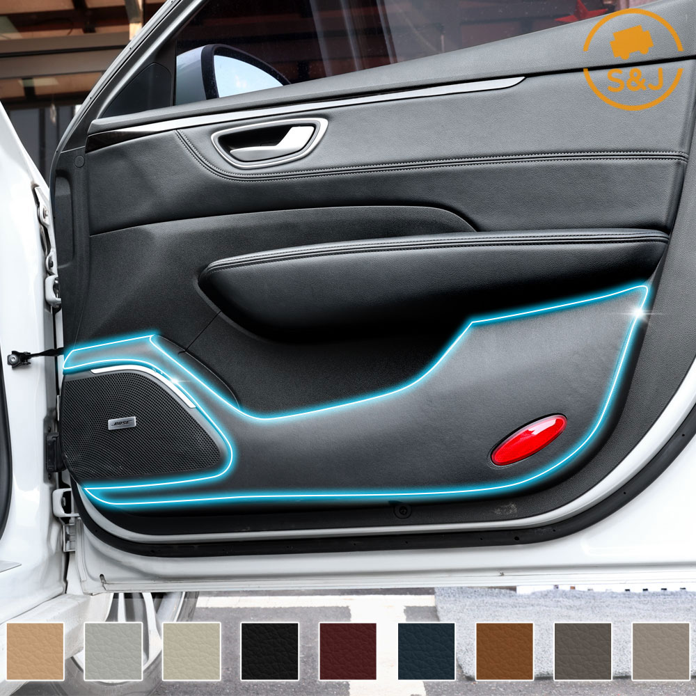 위드미카 SM6 호환 용품 가죽 도어커버 내부 기스방지 인테리어 튜닝, 새들 브라운 23,900원