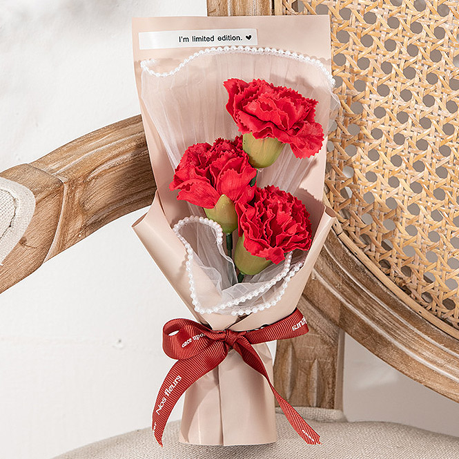 미마르 기념일 이벤트 꽃 미니 비누 꽃다발, 레드, 1개 9,900원