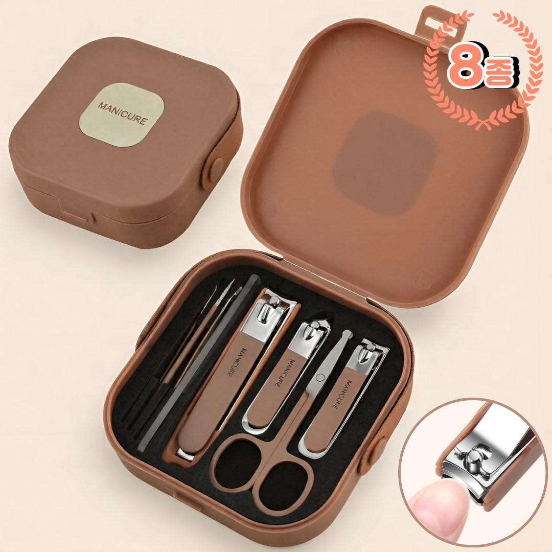핏코드 튀지않는 휴대용 8종 발톱 손톱깎이세트 대형 5,900원