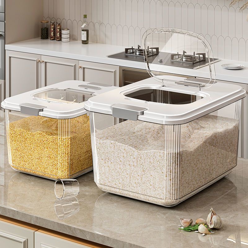 style dr 가정용 초대형 용량 쌀통 계량 쌀통 쌀독 잡곡통 방충 쌀 보관통 18,500원