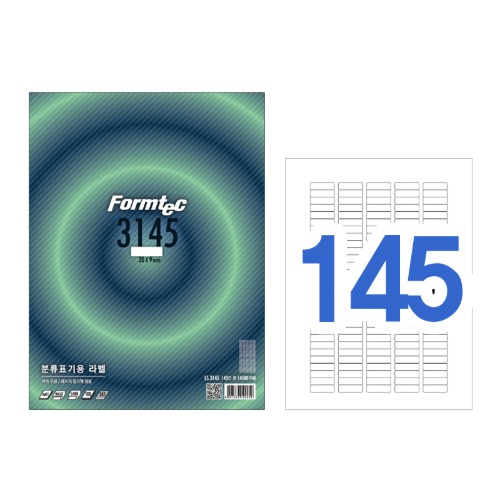 LS-3145 분류표기용 라벨 145칸 100매 스티커폼텍라벨(LS3145) 15,180원