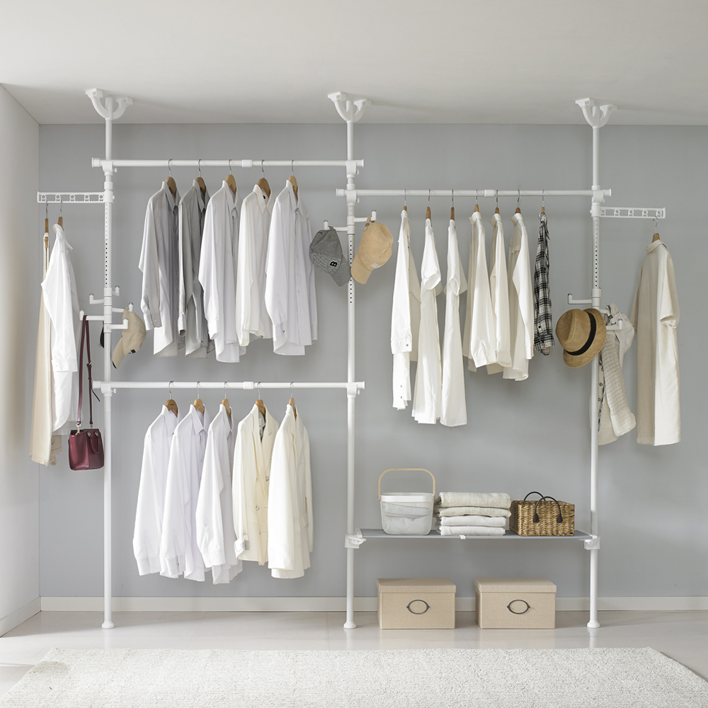 이지온 캑터스 4단 폭조절선반 행거 EOC32-304W, 화이트 160,630원