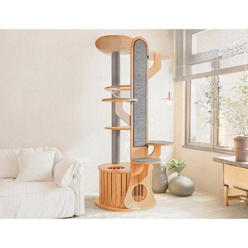 캣타워 일체형 놀이터 숨숨집 다단 고양이 원목 캣폴 럭셔리 대형 스크래쳐 191,600원