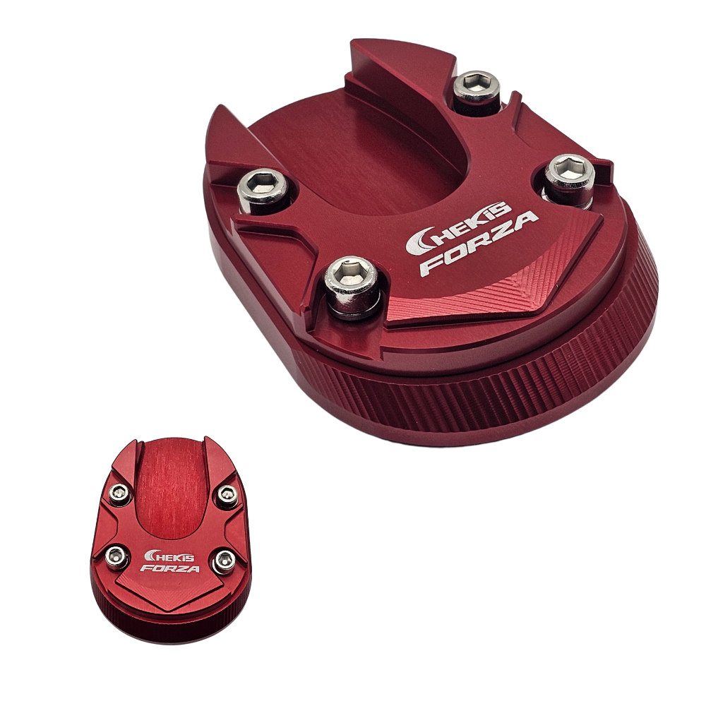 CHEKIS FORZA 사이드스탠드클립 포르자300/350 스탠드클립 고급형, 1개, 레드 20,900원