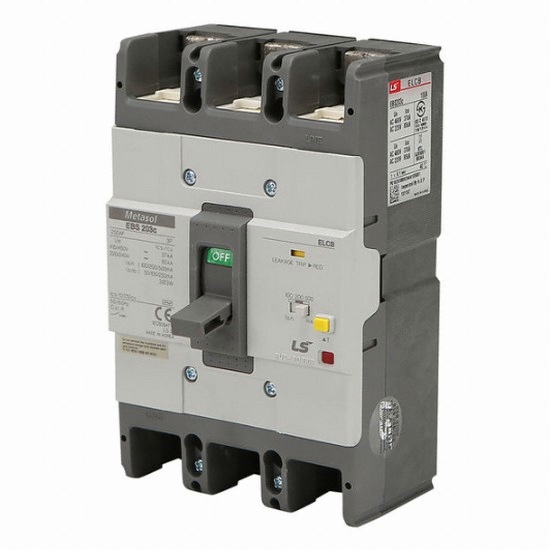 LS일렉트릭 EBS 203c 250A 산업용 누전차단기 85kA ELCB 3P 277,800원