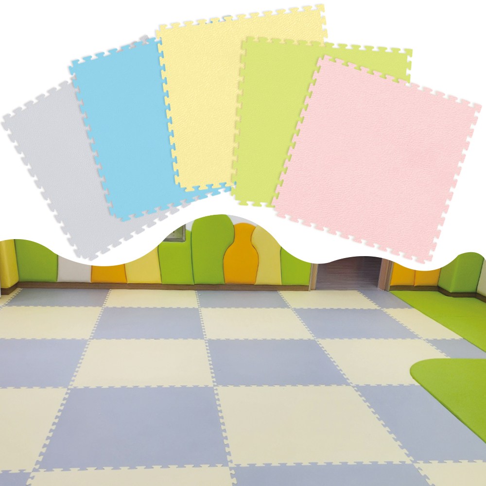 대형 퍼즐매트 유아 어린이집매트 아기 놀이방 거실 복도 키즈카페 학교 교회 체육관 층간소음 충격흡수 바닥 매트, 파스텔 연그레이, 1개 15,400원