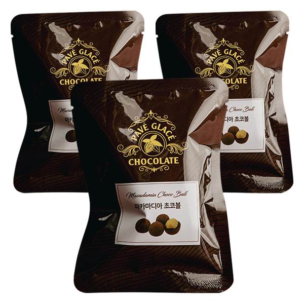 파베글라스 마카다미아 밀크 초코볼, 3개, 50g 11,400원