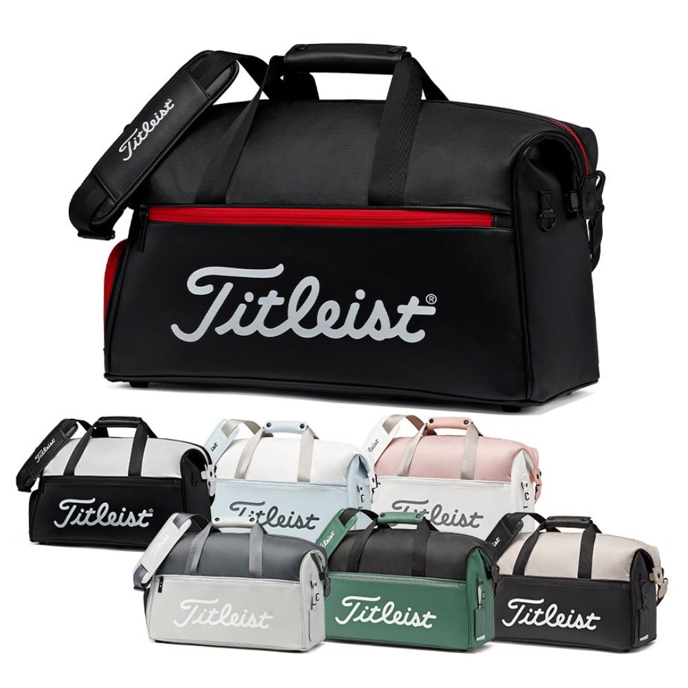 [아쿠쉬네트코리아정품] 타이틀리스트 엘리트 라이트 보스턴백 TA23ELBBK, 블랙 화이트 229,000원