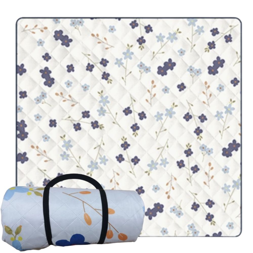희비키 예쁜 초대형 양면방수 피크닉 돗자리, 잔꽃무늬 23,000원