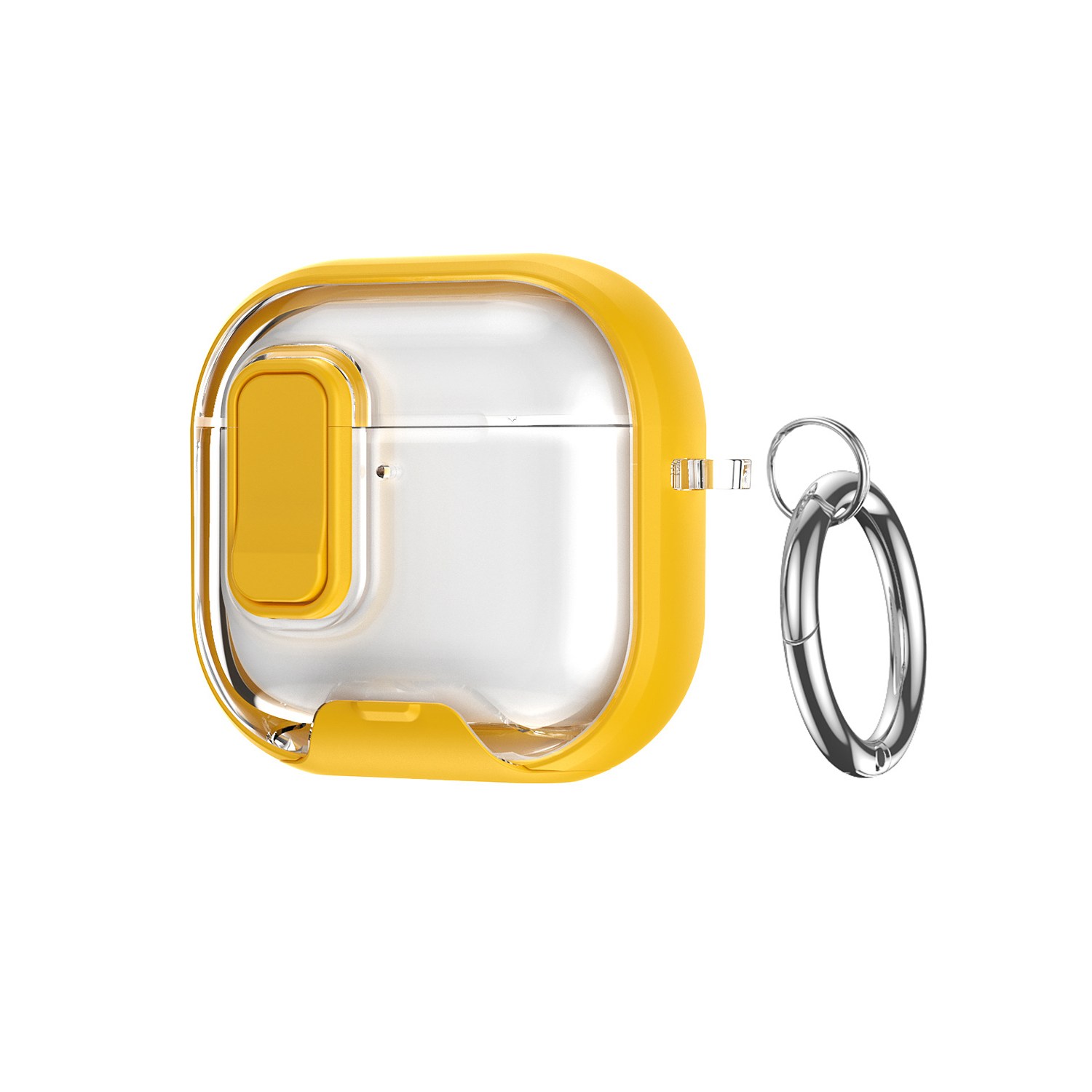 투에이비 에어팟 변색방지 분실방지 TPU 클리어 락 거치대 케이스, 옐로우 6,750원