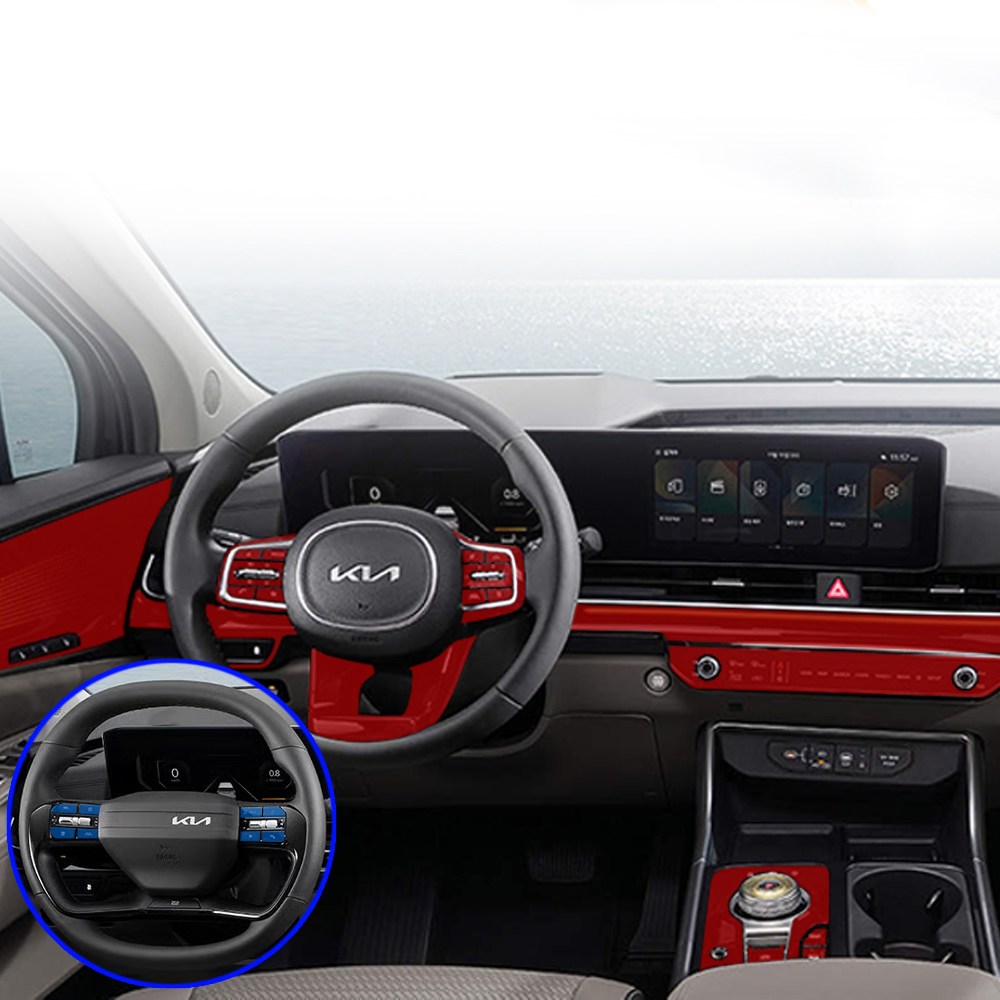 스킨엑스 카니발 KA4 페이스리프트 실내필수패키지 메모리시트 있음 PPF 차량보호필름, 1개 47,000원