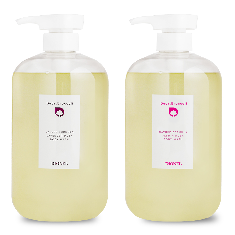 디오넬 디어브로콜리 바디워시 라벤더 머스크, 자스민 머스크 1000ml 2개세트, 2개, 1L, 현재가 32,800원