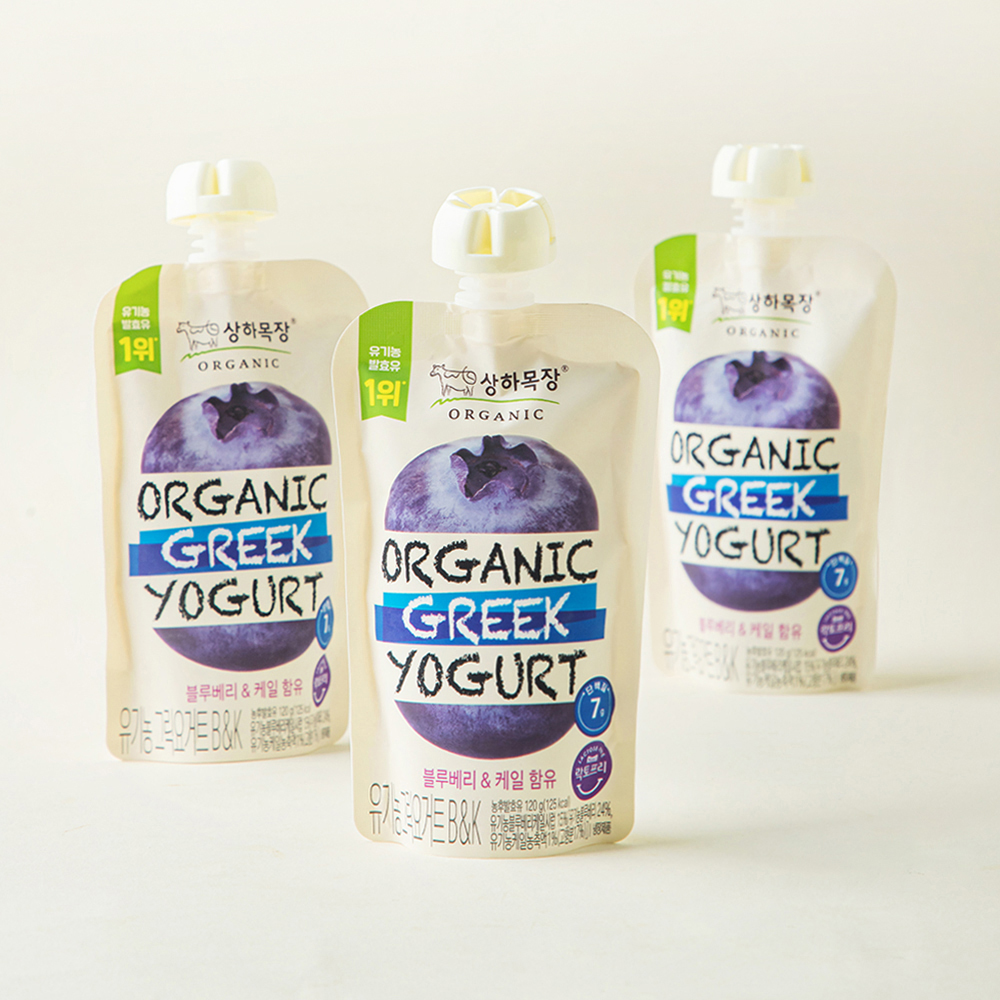 [로켓프레시] 상하목장 유기농 인증 그릭 요거트 블루베리 & 케일 4,480원