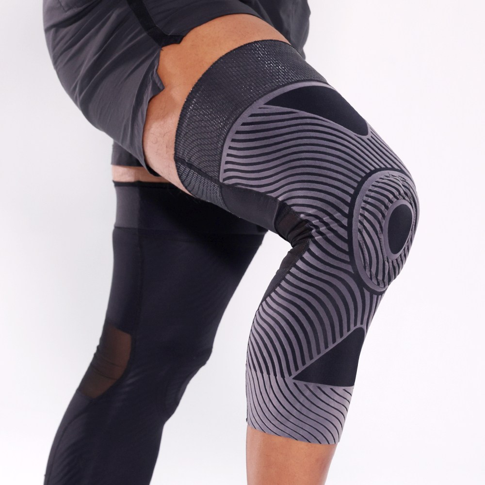 테이핑테크 GX 무릎보호대 2개입 등산 헬스 농구 축구 러닝 골프 풋살 테니스 마라톤 웨이트, 1세트, 블랙 29,800원