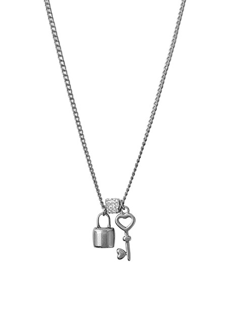 써지컬 그레이마인 heart lock necklace 22,000원