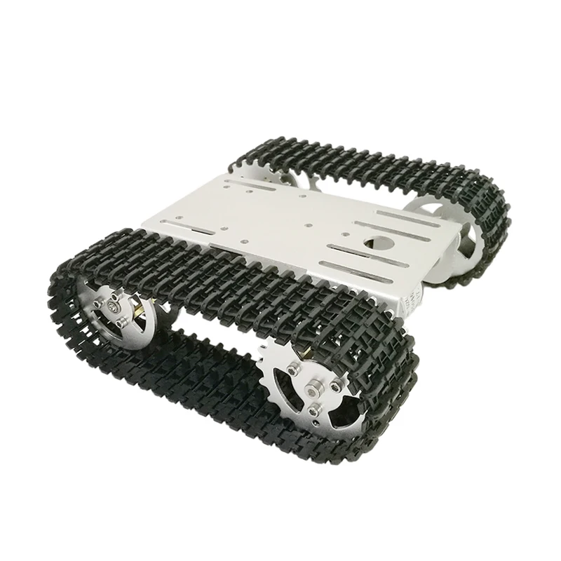 스마트 로봇 탱크 섀시 추적 자동차 플랫폼 T101, 듀얼 DC 12V 350rpm 모터, 아두이노 DIY 장난감 부품 55,300원