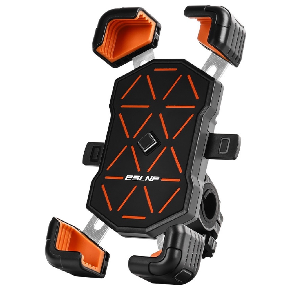 생활진심 원터치 자전거 핸드폰 거치대 7.2인치, 1개, 오렌지 8,900원