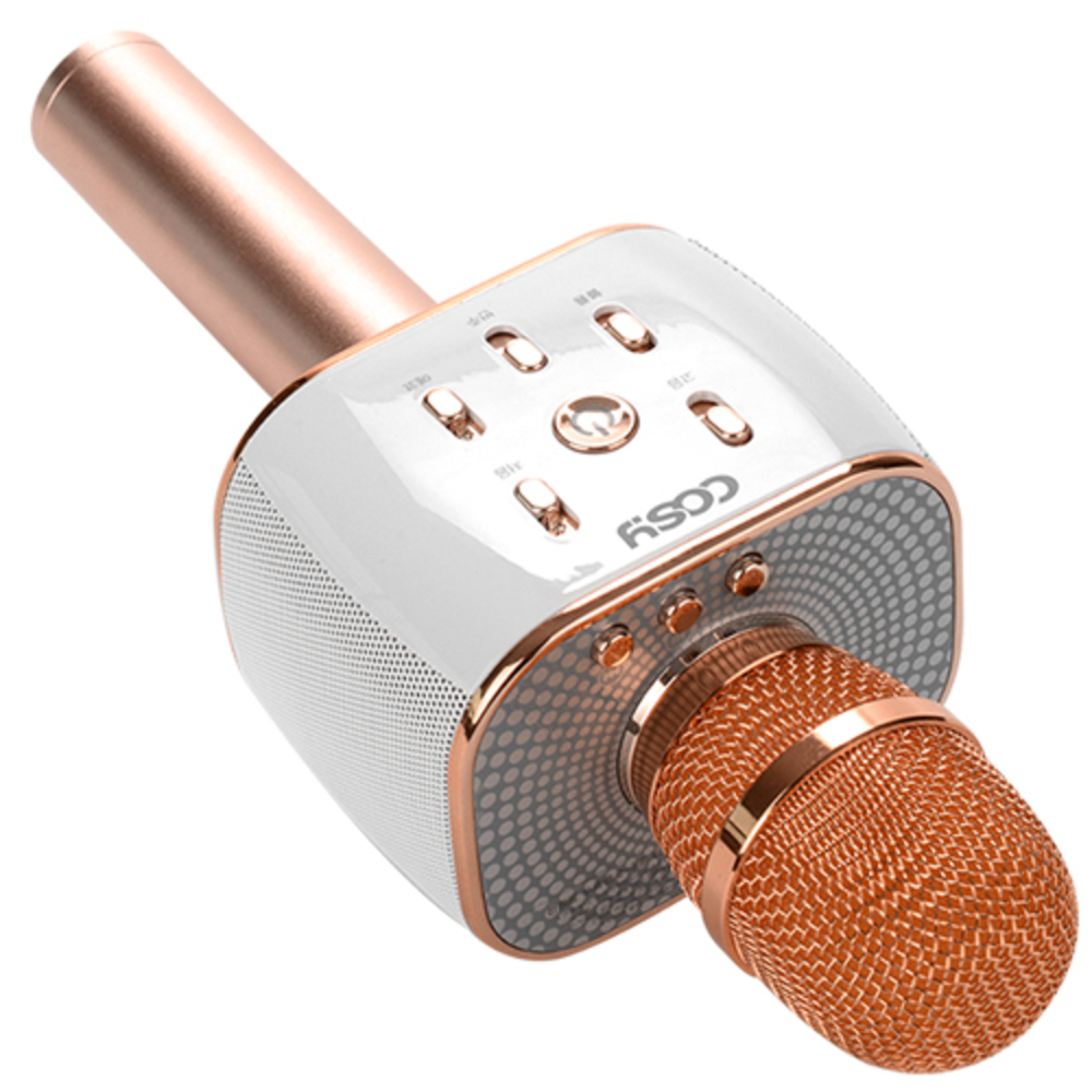 코시 유무선겸용 스피커 쏘울 블루투스 마이크, SP3188MKBT, 핑크골드 29,900원