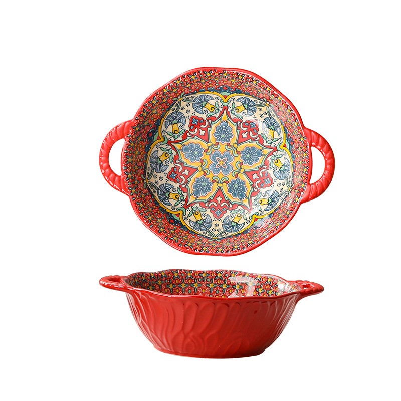 BLOWFISHFUGU 폴란드양손 스프볼 라면그릇 24CM스프볼 1100ML 부조 국그릇 11,200원