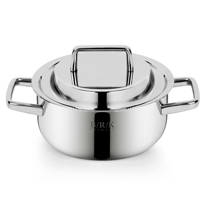 비알케이 인덕션 스마트프로 통5중 스텐 양수냄비, 16cm, 실버, 1개 44,160원