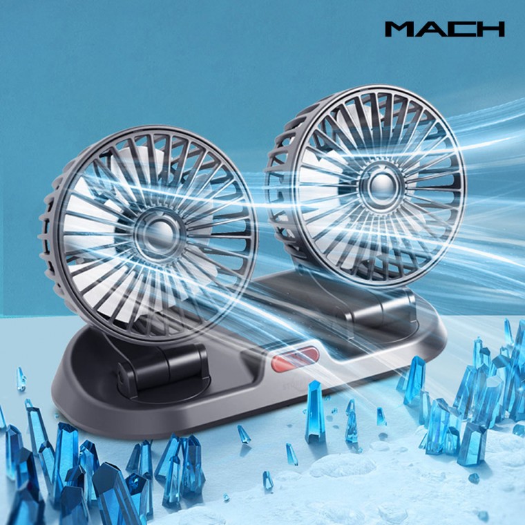 초강력 차량용 선풍기 화물차 승용차 모든 차량가능 2구 뒷좌석까지 초강력 14,500원