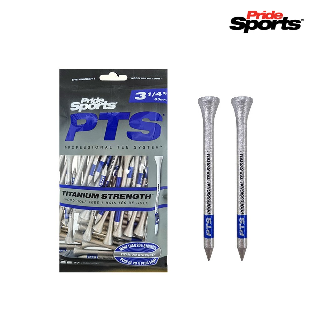 [프라이드 스포츠 정품] PTS 티타늄스트렝스 우드 골프티 골프티꽂이 17,000원