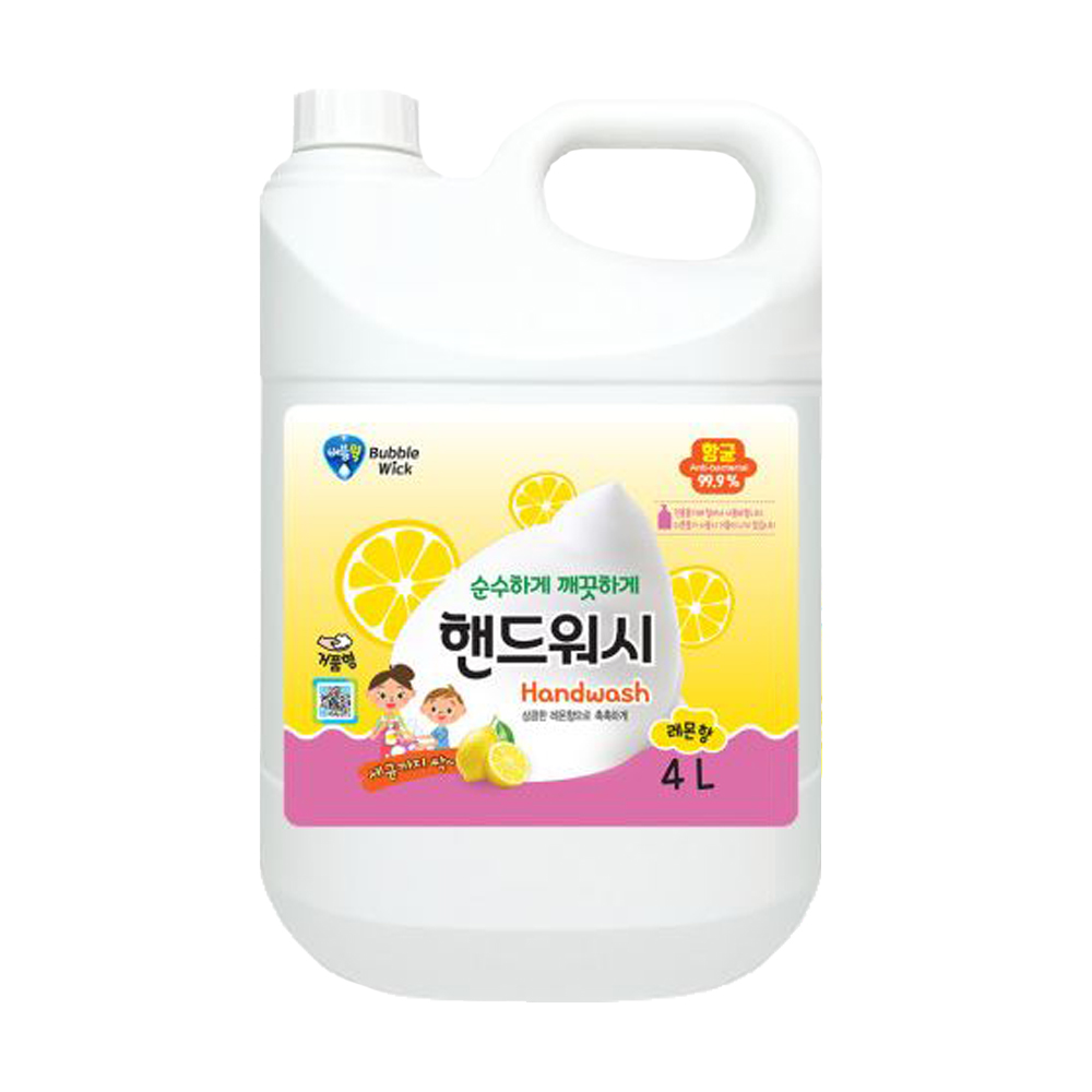 버블윅 레몬 손세정제 물비누  대용량 핸드워시 4L 거품형 리필 11,920원