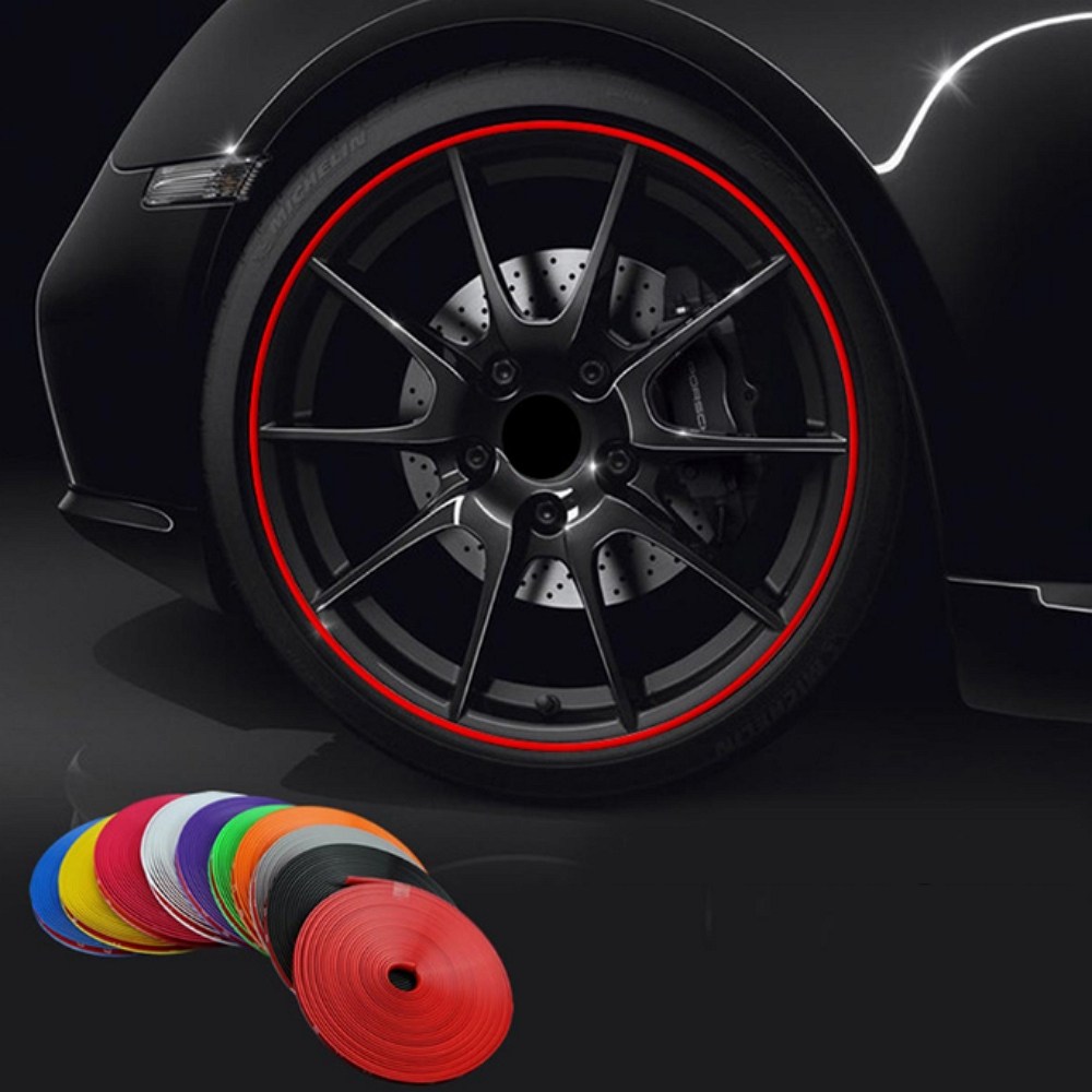 시크리트몰 자동차 휠커버 휠가드 프로텍터 1P 8M 색상선택, 그레이, 1개 9,540원