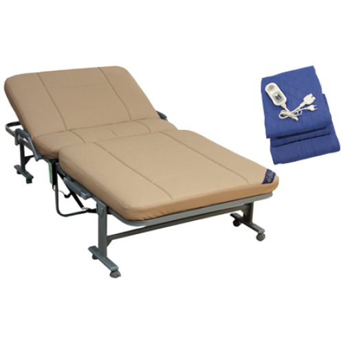라꾸라꾸침대 접이식침대 전동라꾸라꾸8(온열패드 포함)(리모콘 등받이각도조절) 인조가죽매트리스커버 라꾸라꾸침대 1인용 접이식침대 전동침대 간이침대 경비실침대 라쿠라쿠 393,000원