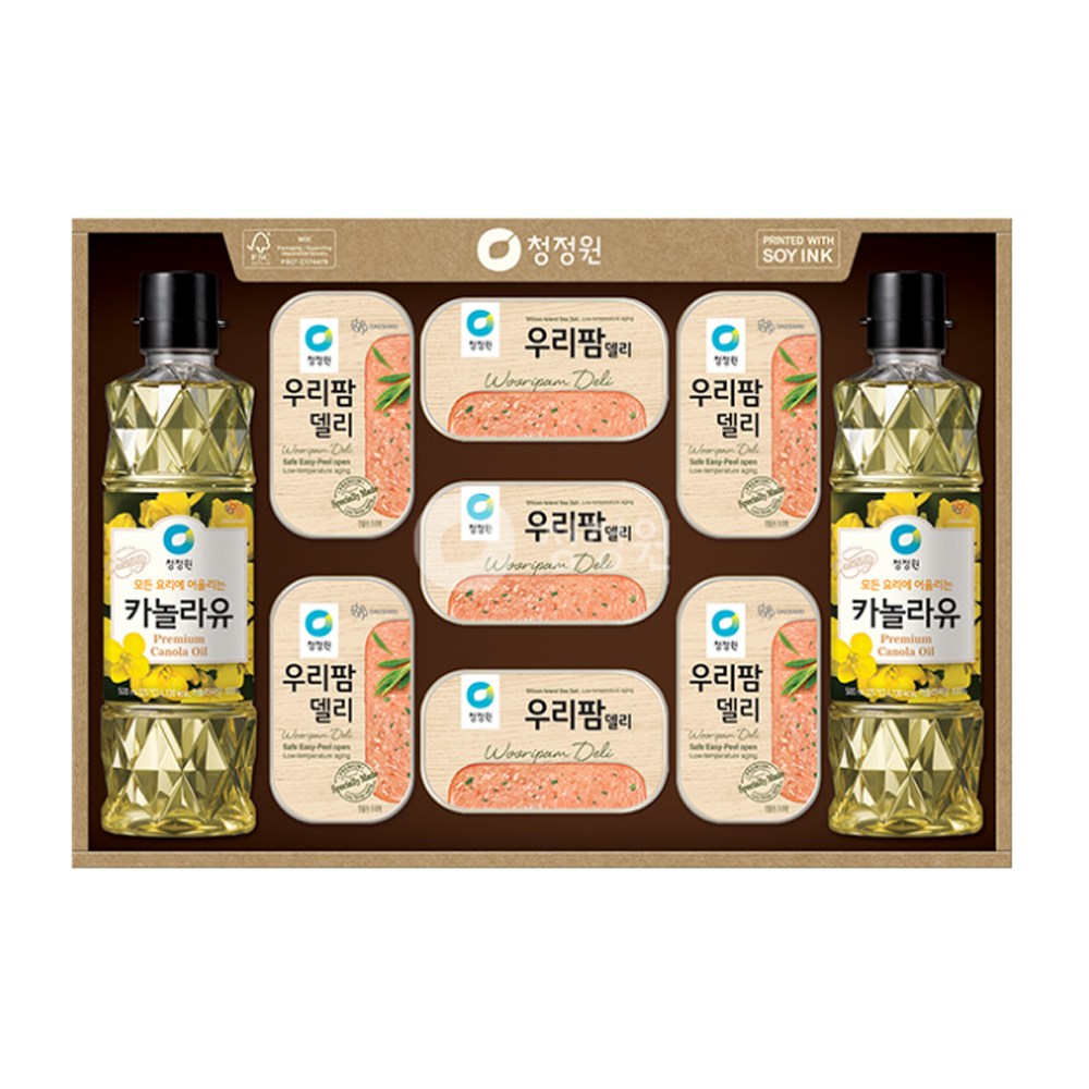 청정원 선물세트 팜고급유 3호, 4개 151,100원