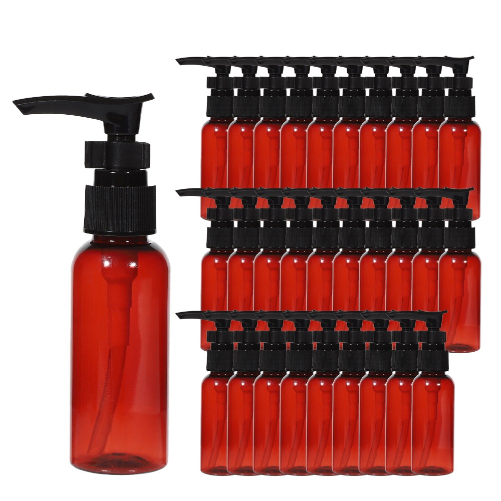 블랙캡 디스펜서 브라운 50ml 30개 플라스틱 공병 소분병 여행 화장품용기, 30개 10,300원