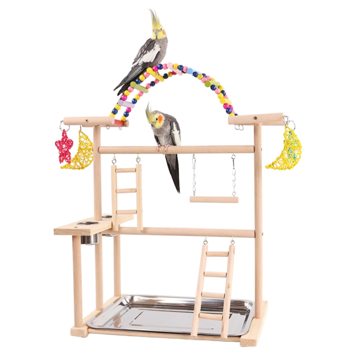 칠시 앵무새 무지개 원목 놀이터 44,900원