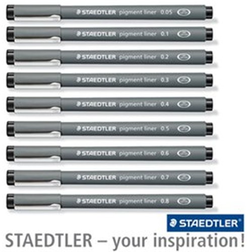 스테들러 피그먼트라이너308  낱색 블랙  캘리그라피 드로잉 일러스트 1갑(10개입) 22,110원
