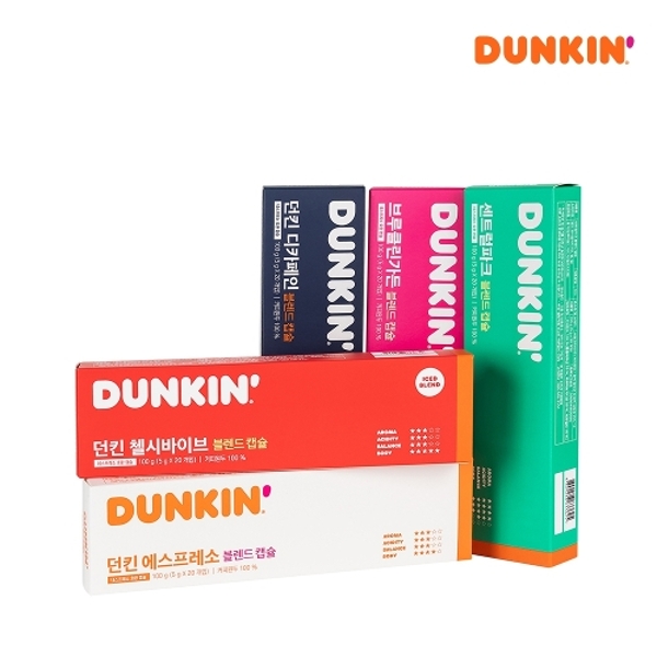 던킨도너츠 [던킨] 에스프레소 블렌드 캡슐커피 5g 100개 외 4종 택1 40,200원