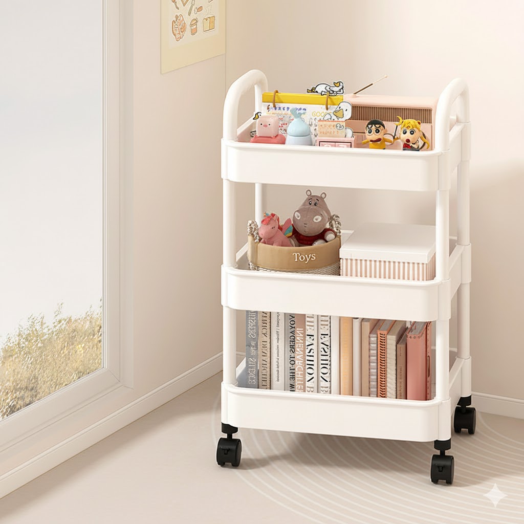 세렌도 튼튼한 이동식 3단 트롤리 19,800원