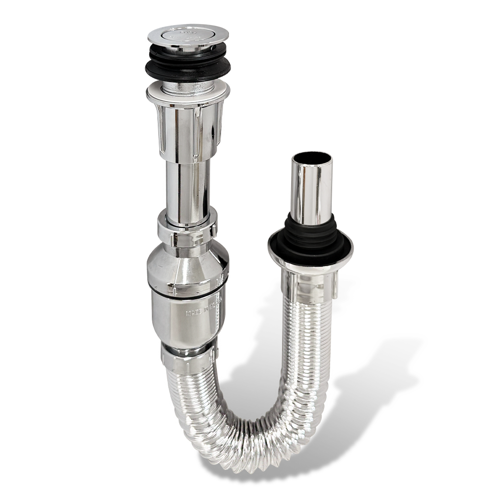 국산 세면대 초간편 길이조절 바닥배수 일체형트랩 11,600원