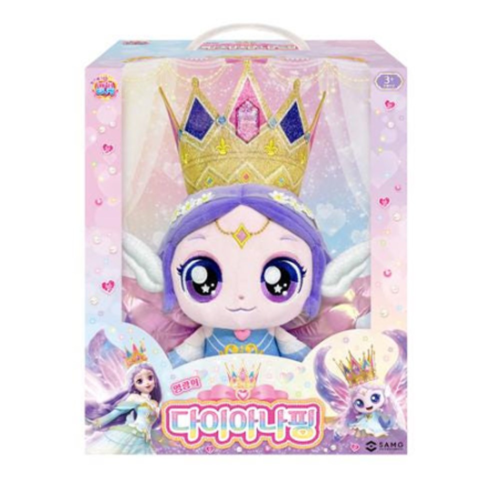 프린세스 캐치티니핑 시즌6 다이아나핑 인형 봉제 28cm, 1개, 핑크외, 28cm 51,900원